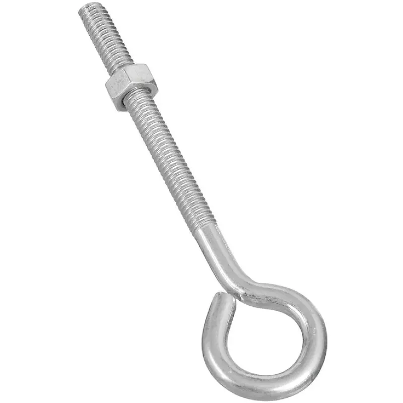 National Zinc-Plated Eye Bolt With Hex Nut – 5/16-Inch × 5-Inch Heavy-Duty Fastener 1