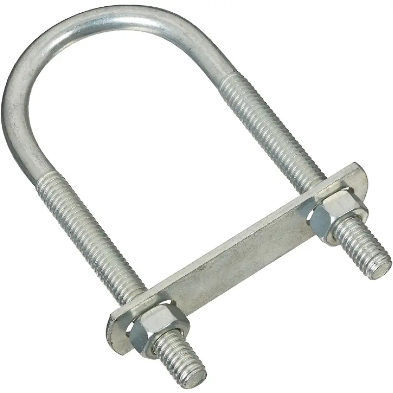National Zinc Round U-Bolt – 5/16 In. X 1-3/4 In. X 4-1/4 In. Heavy-Duty Mounting Hardware 1