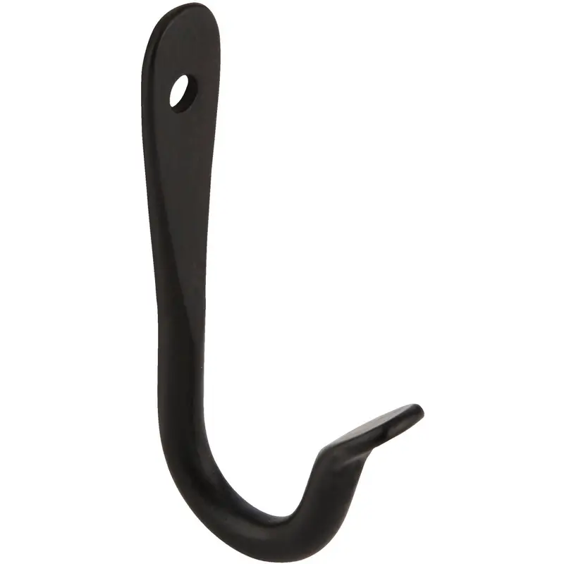 Panacea Wrought Iron J-Hook Plant Hanger – 3-Inch, Black Powder-Coated, Wall-Mountable 1