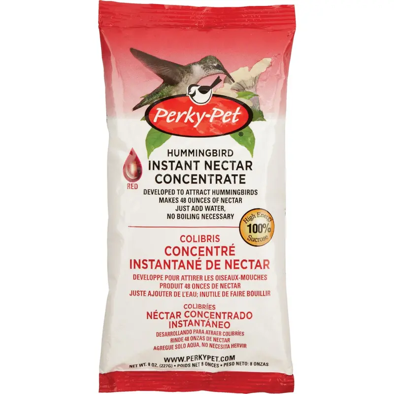 Perky-Pet Hummingbird Nectar Concentrate – 8-Ounce Red Powder Formula 1