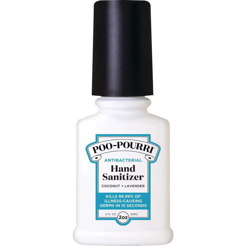 Poopourri Antibacterial Hand Sanitizer Spray – 2 Oz. Travel-Friendly Formula 1