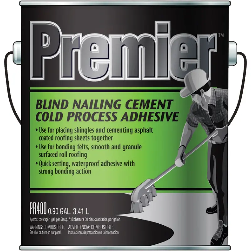 Premier 400 Cold-Process Roofing Adhesive – 1 Gallon (0.9 Gal Actual Yield) 1