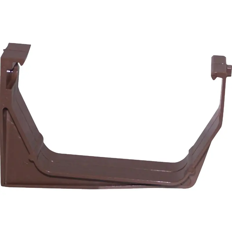 Raingo Heavy-Duty Vinyl Gutter Hanger Bracket, Brown Finish 1