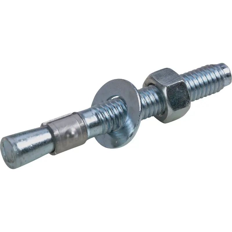 Red Head 3/8 In. X 3 In. Zinc Wedge Anchor – 50-Pack Concrete Fastening System 1