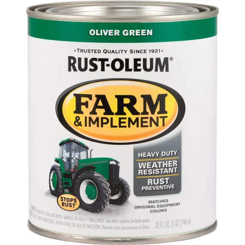 Rust-Oleum Oliver Green Gloss Farm & Implement Enamel, 1 Quart 1
