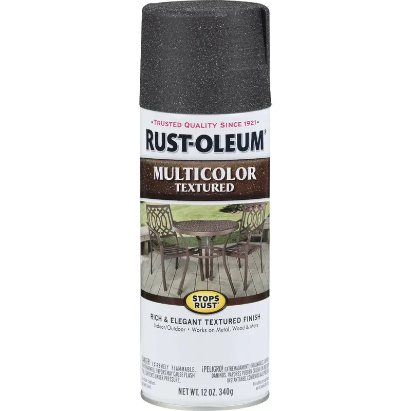 Rust-Oleum Stops Rust Textured Spray Paint – Aged Iron Finish, 12-Ounce Can 1