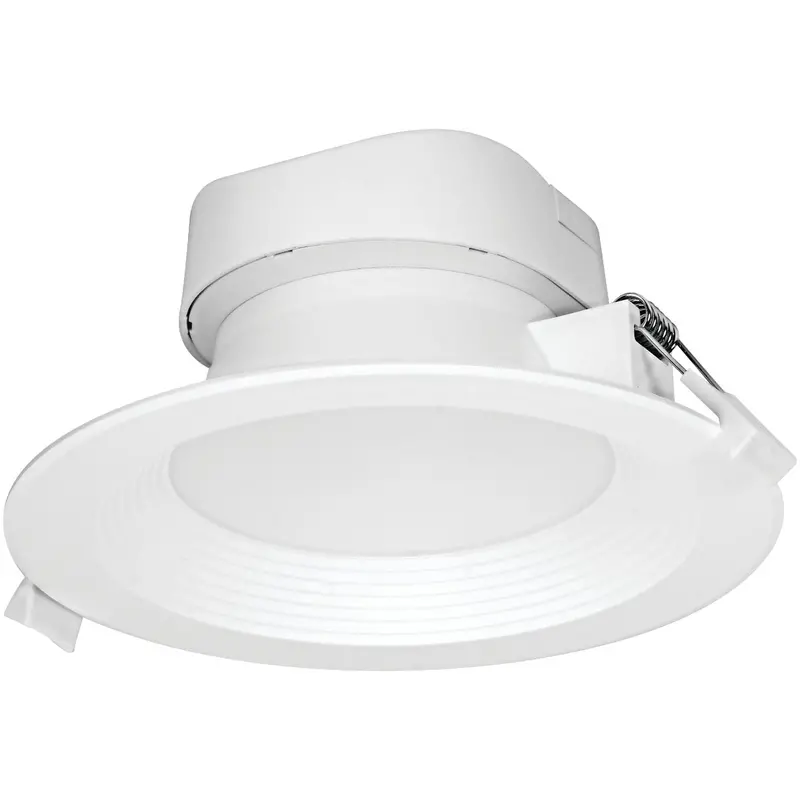 Satco 5-Inch / 6-Inch Direct-Wire Ic-Rated Led Recessed Light Kit – 4000K White 1