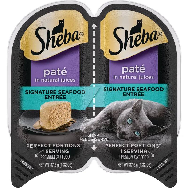 Sheba Perfect Portions Seafood Pate – 2.6 Oz Wet Cat Food For Adults 1