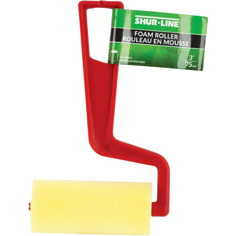 Shur-Line Foam Roller Kit – 3" × 5" Cover With Frame 1