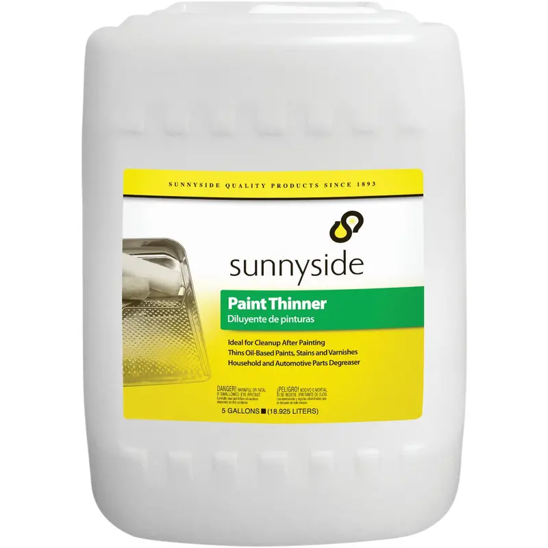 Sunnyside Paint Thinner – 5 Gallon Solvent For Oil-Based Paint Cleanup 1