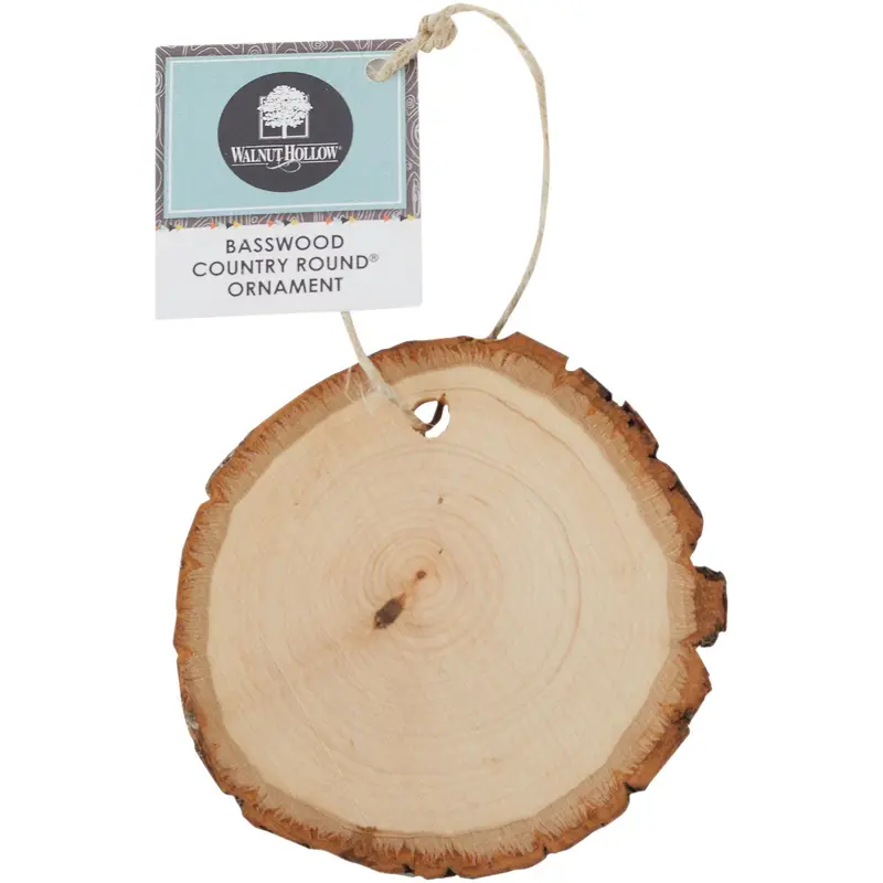 Walnut Hollow Unfinished Basswood Ornament Rounds – 2.25 To 3.5-Inch Diameter 1