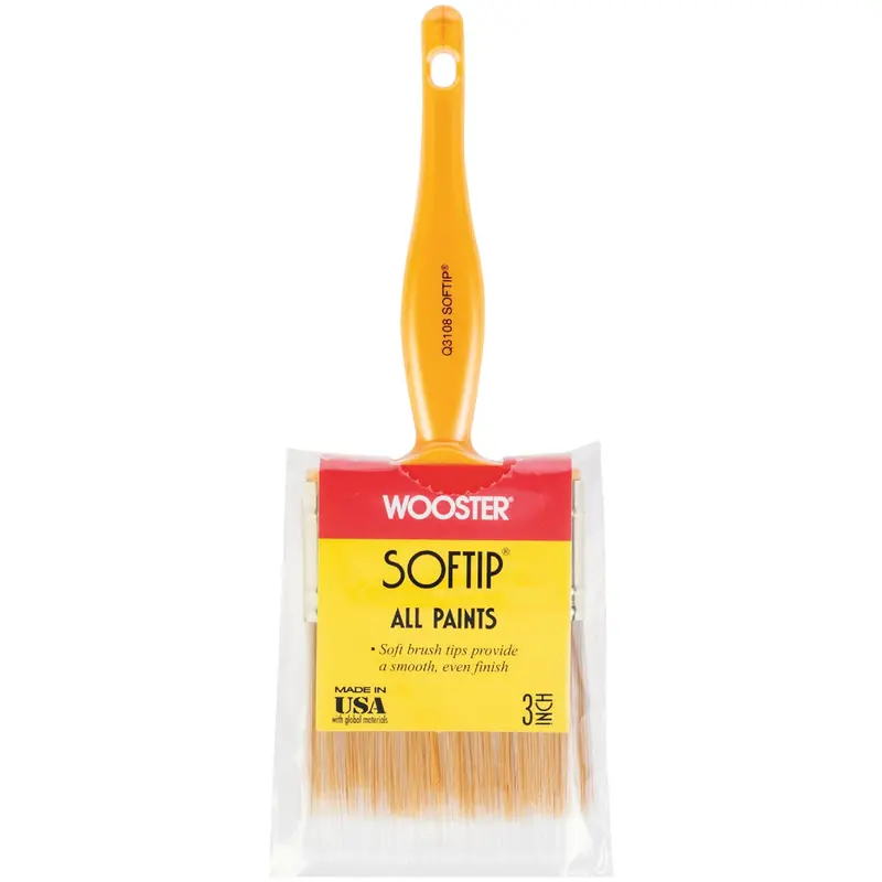 Wooster Softip 3-Inch Flat Paintbrush For Smooth Wall Finishes 1