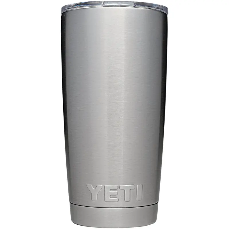 Yeti Rambler 20-Ounce Vacuum-Insulated Stainless Steel Tumbler – Silver Finish 1