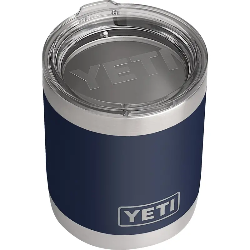 Yeti Rambler Lowball — 10-Ounce Navy Blue Stainless Steel Insulated Tumbler 1